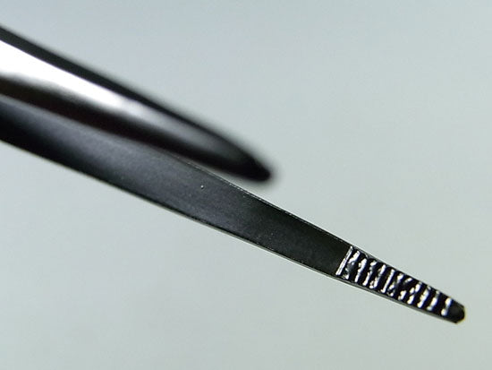 Straight Point Tweezers (w/ spatula)